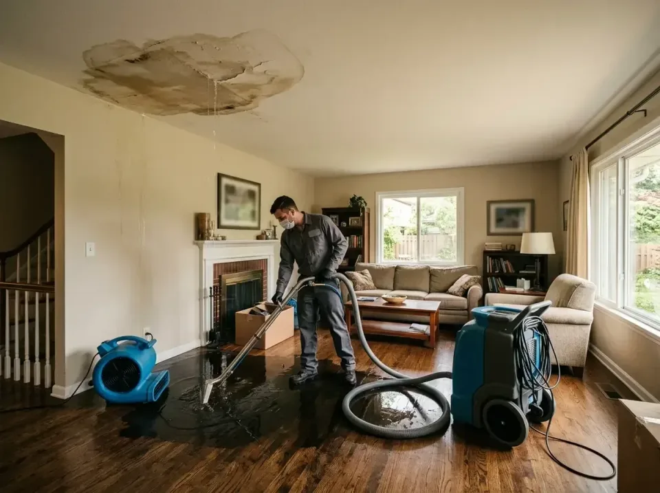attic-pipe-burst-ceiling-drip-008 — frequently asked questions, Water Damage Restoration & Carpet Care in Marlow Heights, MD